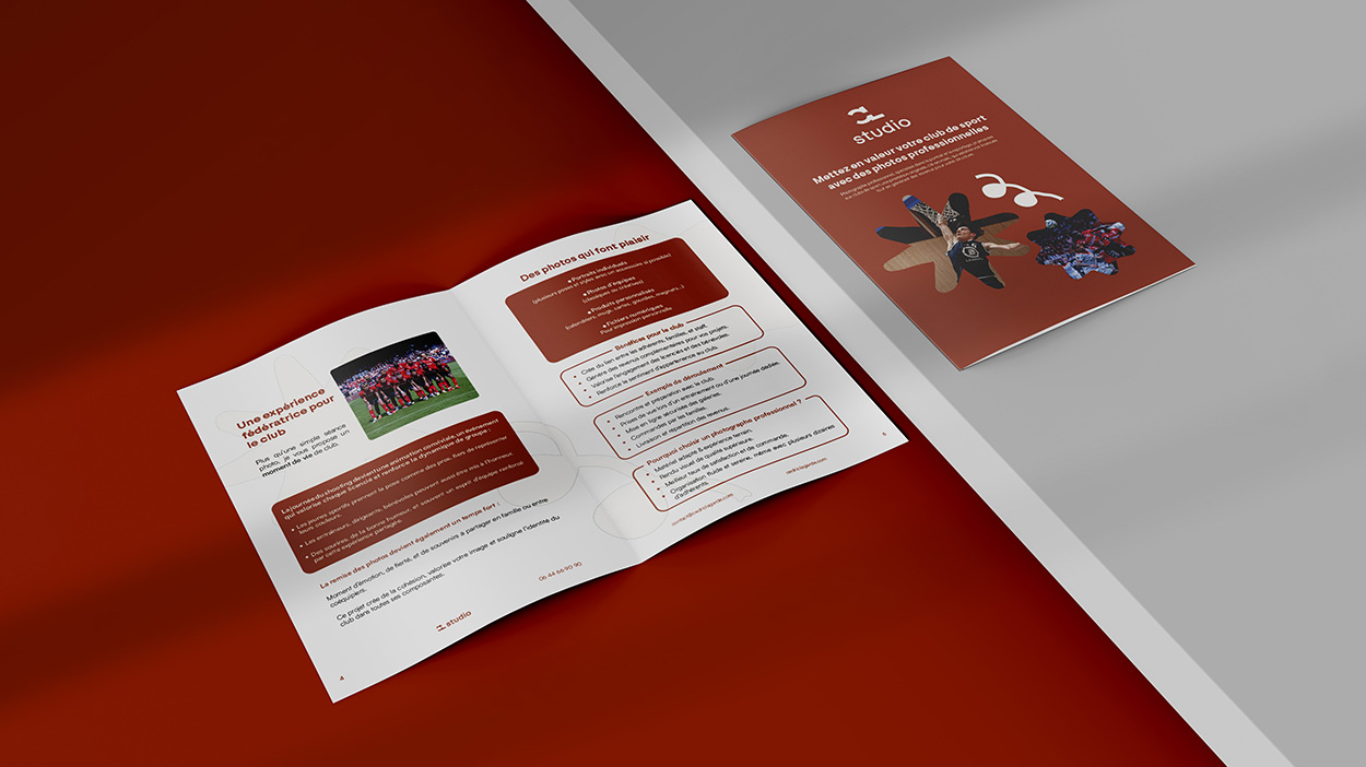 Brochure photos de clubs sportifs CL Studio