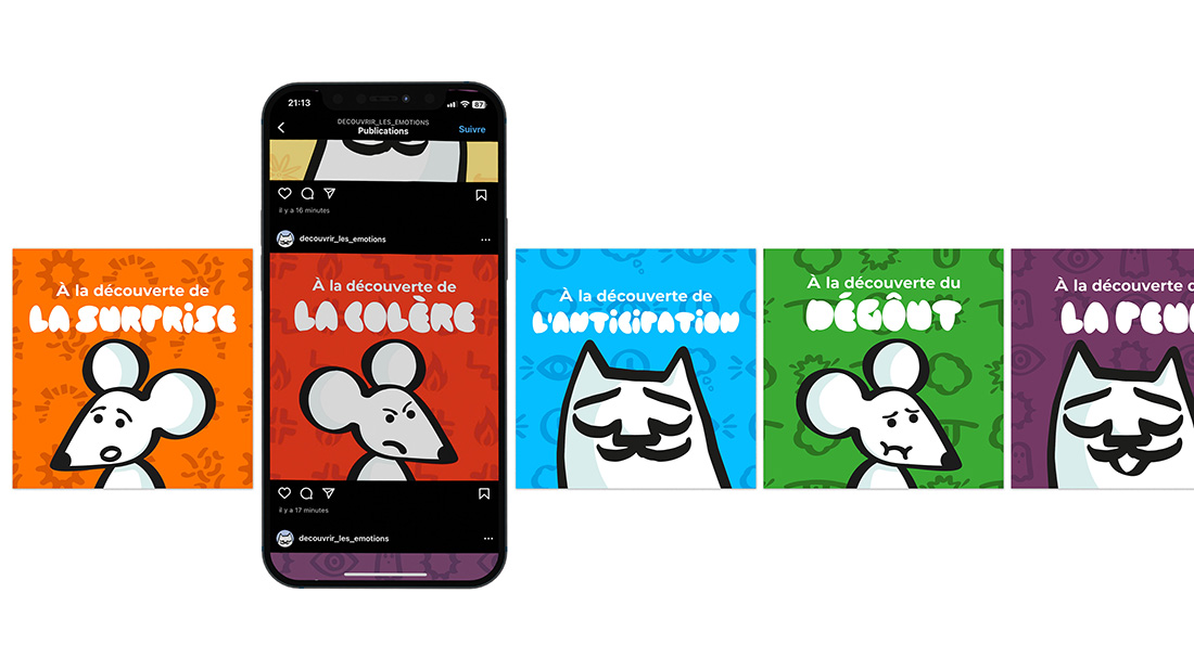 Posts instagram découvrir les émotions