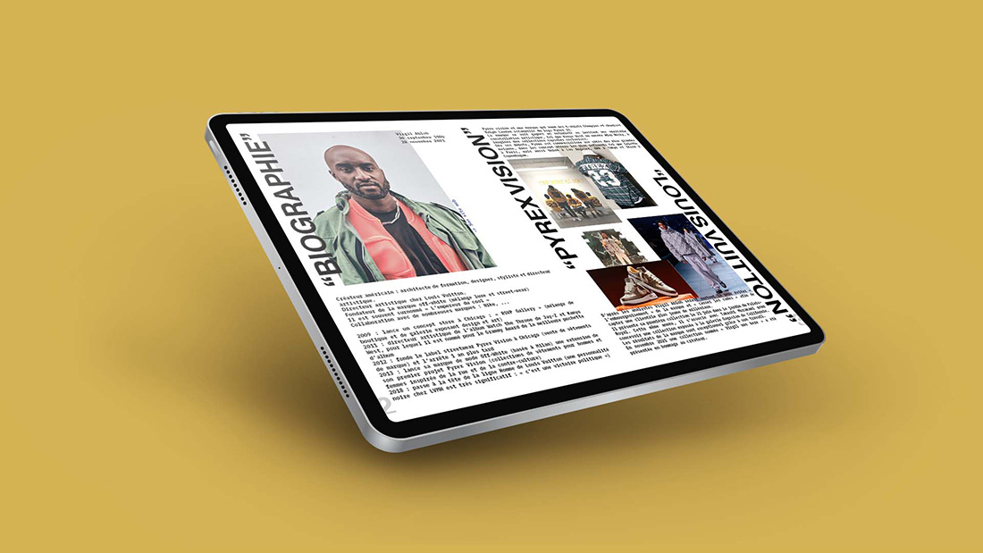 Magazine sur Virgil Abloh version web